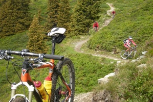 Abfahrt Singeltrail