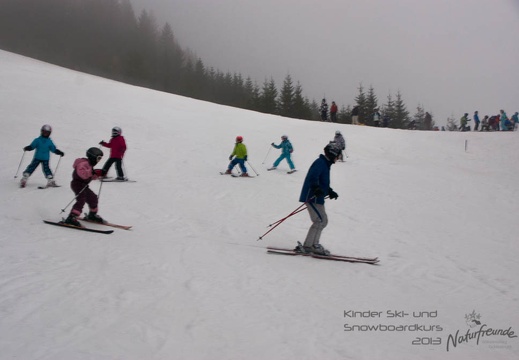 Kinderski-/ Snowboardkurs 2013 1.Tag (04.01.2013)