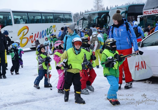 Kinderski-/Snowboardkurs 1.Tag 2015