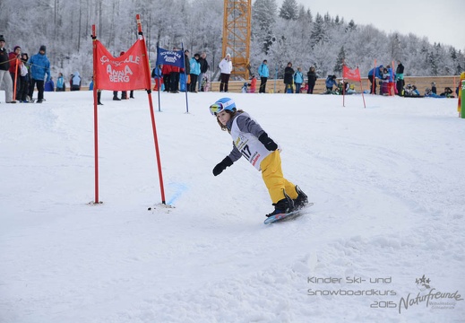 Kinderski-/Snowboardkurs Rennen 2015