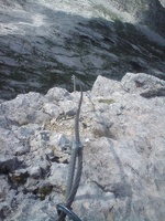 Klettersteig Nord Abstieg Anfan