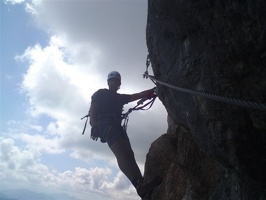 Klettersteig S d Berf hrer Querung