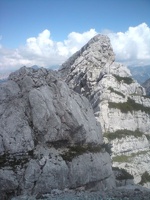 Mitterspitzen S d Aufsteig 2171m