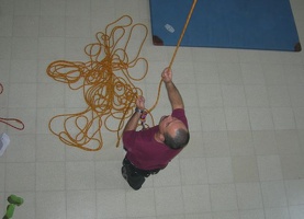 Wolfgang beim sichern